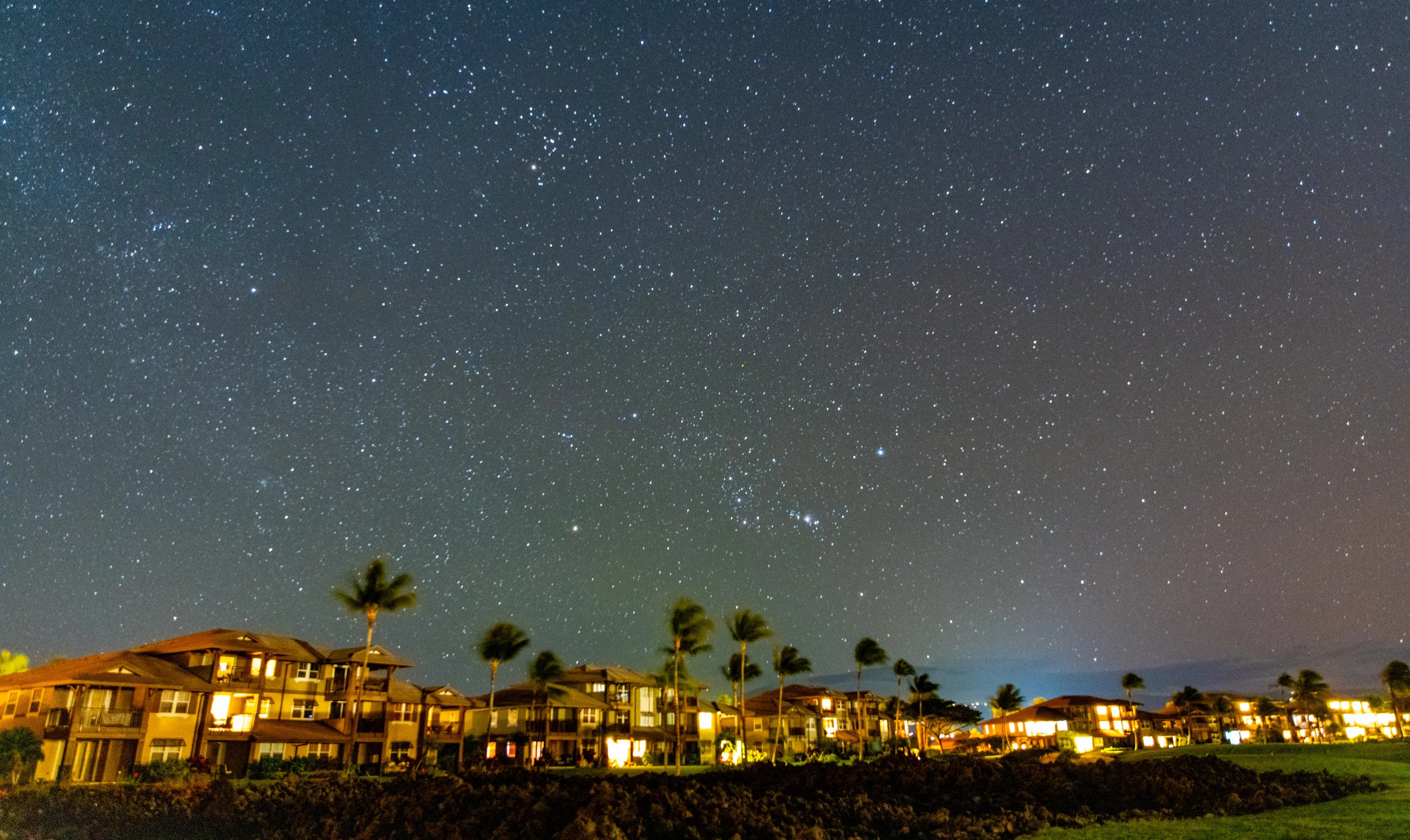 The Hali’i Kai community under a sky full of stars