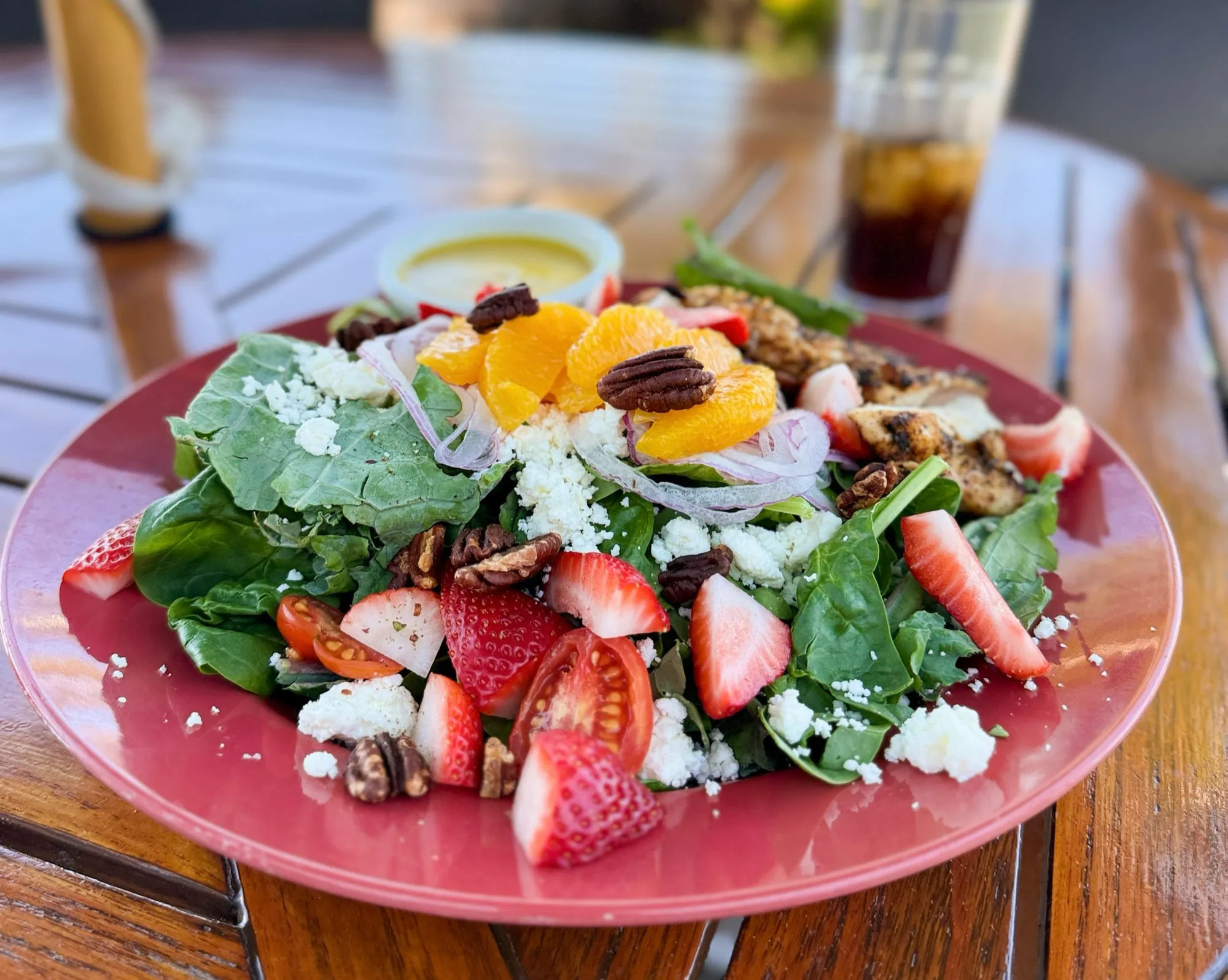A fresh dish from the Ocean Club kitchen